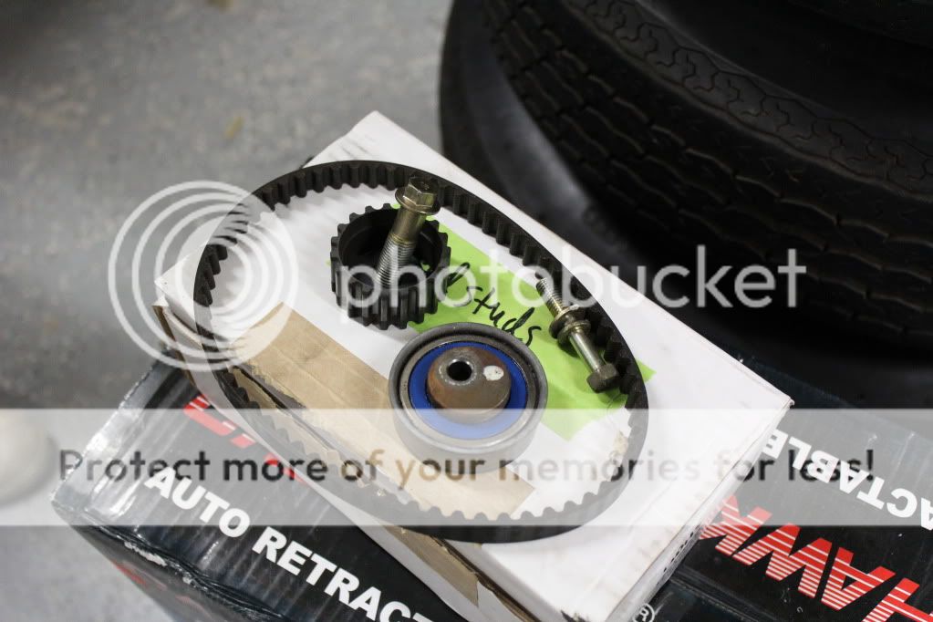 31K Mile Evo VIII Timing Tensioner, Balance Shaft Belt/Pullies/Gear, and Timing Belt